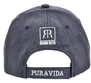 Gorra Letras Degradadas Azul Rey